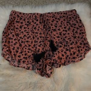 Forever 21 flow floral shorts